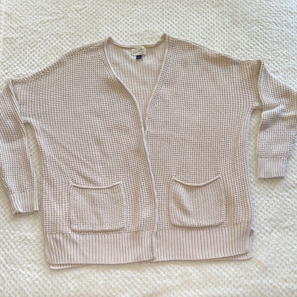 🧥 Women’s Universal Thread Cream Sweater Cardigan – Size L - Picture 1 of 8